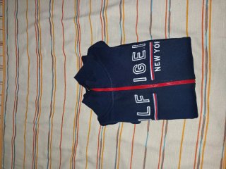 Sudadera Tommy Hilfiger sin capucha azul