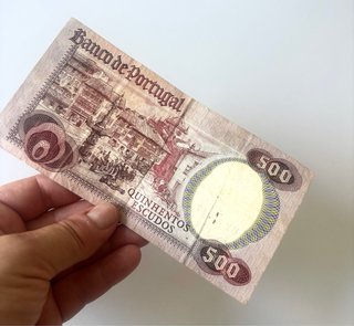 Billete Portugal 500 Escudos 1979 Colección