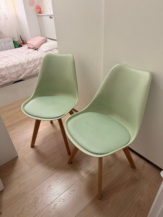 2 Sillas Sklum Verdes
