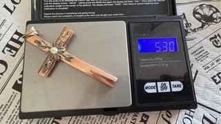 Cruz Oro 9K Siglo XIX, leer descripción