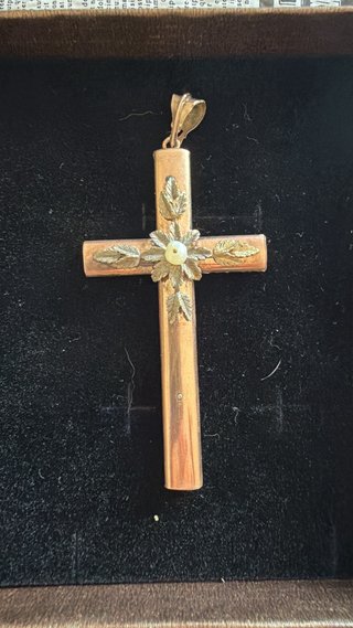 Cruz Oro 9K Siglo XIX, leer descripción