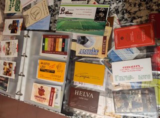 100 Tarjetas de Restaurante y Clasificador
