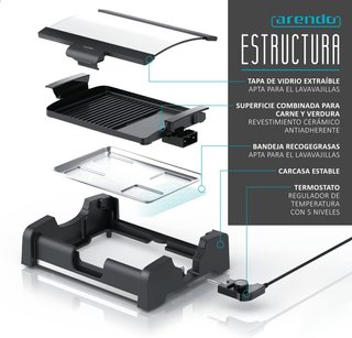 Barbacoa Eléctrica Arendo Nueva