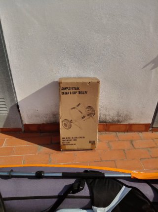Kayak hinchable Itiwit 100+ gris/naranja 2/3 plaza