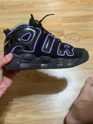 Nike Air More Uptempo Negro Púrpura