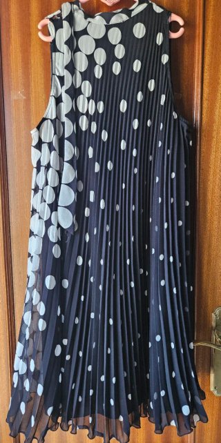 Vestido Plisado Lunares El Corte Inglés T.44