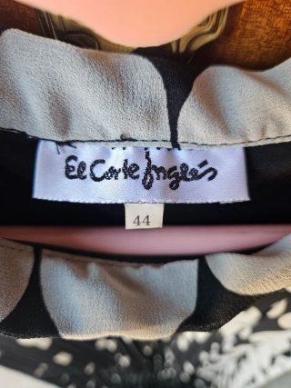 Vestido Plisado Lunares El Corte Inglés T.44