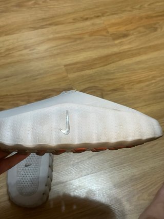 Nike Mind 001 Zuecos Blancos Naranja
