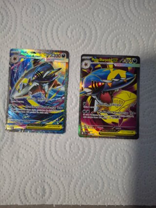 2 Cartas Pokémon Mega-Sharpedo EX, Perfecto estado