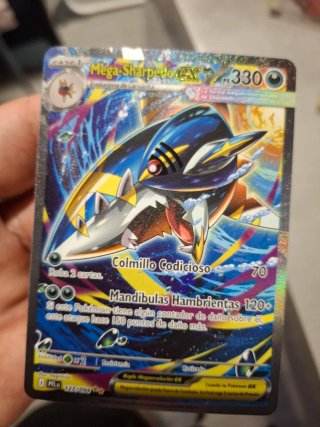 2 Cartas Pokémon Mega-Sharpedo EX, Perfecto estado