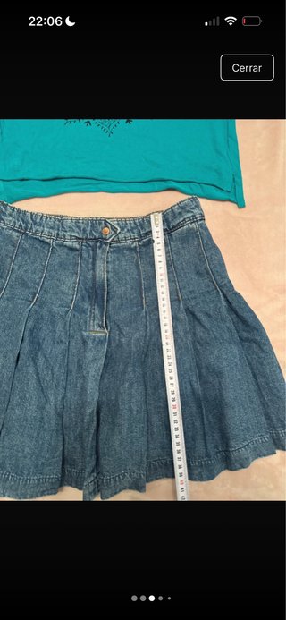 Conjunto Falda y Camiseta Talla M