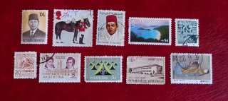 Lote Sellos Exóticos Mundo 49 Paises