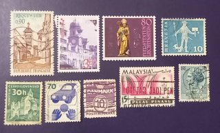 Lote Sellos Exóticos Mundo 49 Paises
