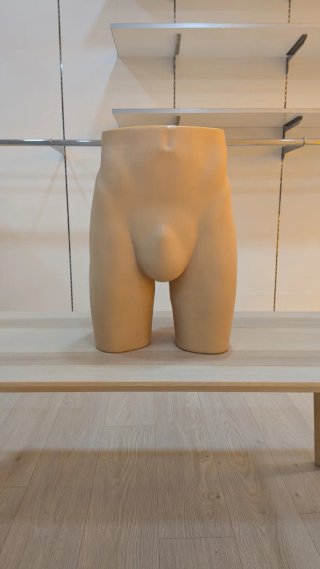 Maniquí de hombre profesional parte inferior