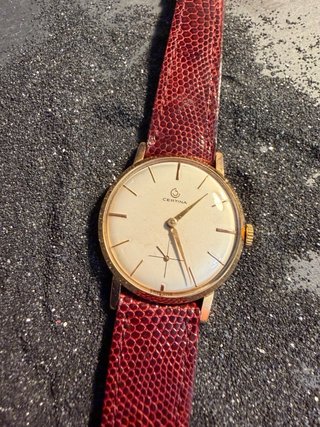Orologio certina vintage anni 60 carica manuale