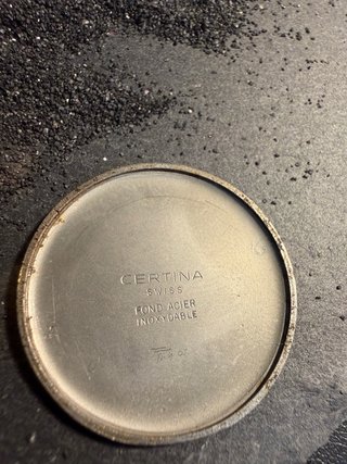 Orologio certina vintage anni 60 carica manuale