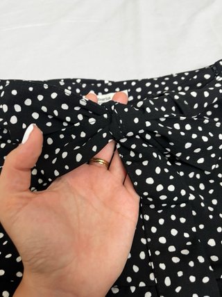 Falda pantalón Stradivarius Talla S Lunares