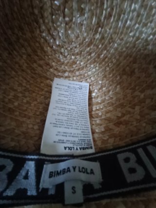 Sombrero de paja Bimba y Lola