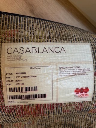 Alfombra nuLOOM Casablanca 200x275 cm