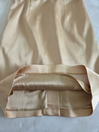 Vestido de fiesta beige dorado | Easy Wear