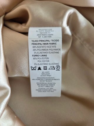 Vestido de fiesta beige dorado | Easy Wear