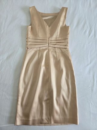 Vestido de fiesta beige dorado | Easy Wear