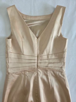Vestido de fiesta beige dorado | Easy Wear