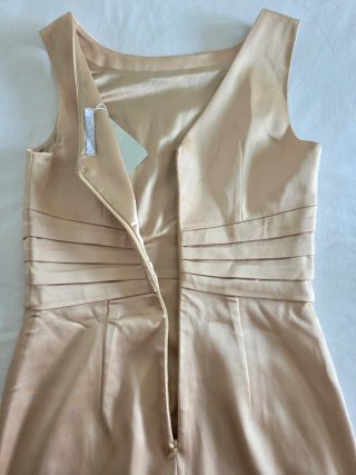 Vestido de fiesta beige dorado | Easy Wear