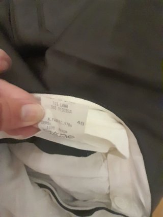 Traje de chaqueta negro chico