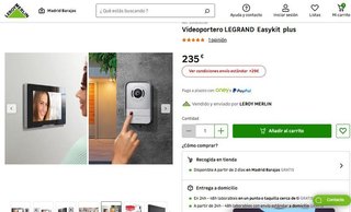 Videoportero LEGRAND Easykit plus
