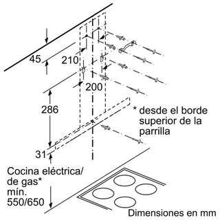 Campana Balay 90cm 756m³/h Inox