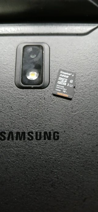 Samsung Tablet Negra trabajo +MSD gratis 32gb