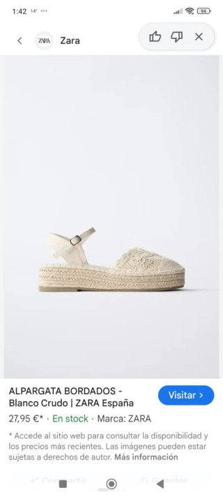 Sandalias Zara Talla 36