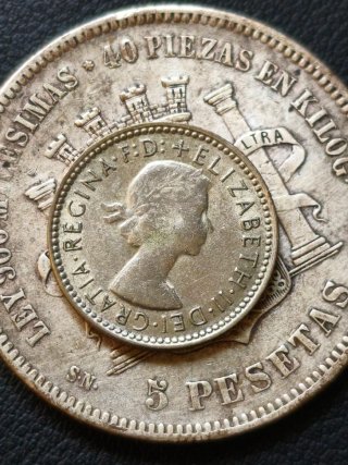 Moneda 6 Peniques Plata Australia 1959