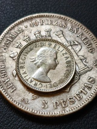 Moneda 6 Peniques Plata Australia 1959