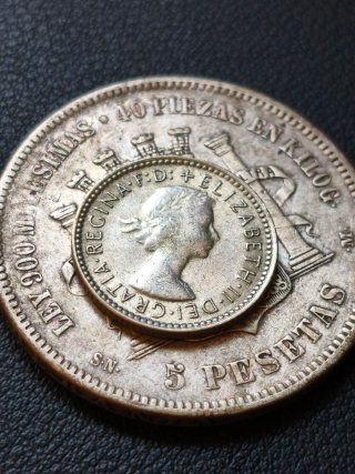 Moneda 6 Peniques Plata Australia 1959