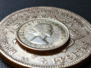 Moneda 6 Peniques Plata Australia 1959