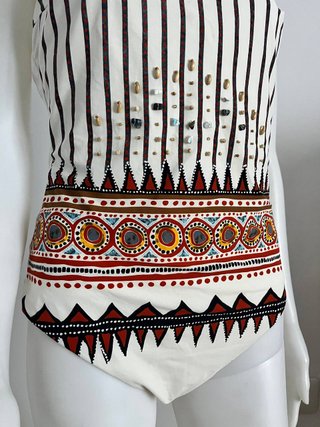 Costume da bagno hippie taglia L