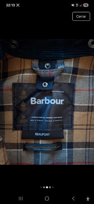 Chaqueta Barbour Hombre Verde