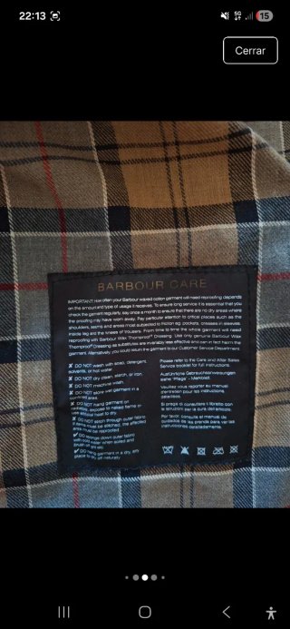 Chaqueta Barbour Hombre Verde