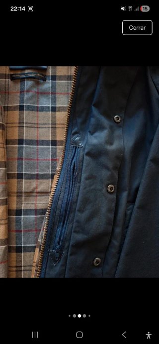 Chaqueta Barbour Hombre Verde