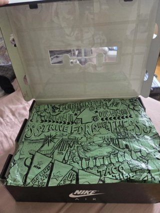 Nike LeBron 19 (XIX) Black Green Glow