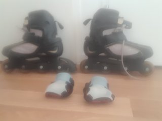 Patines en línea Talla 44 + Protectores