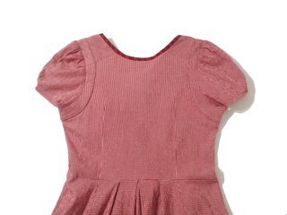 Gössl / Vestido austríaco de cuadros vichy rojo L