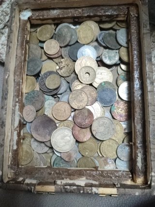 Lote de monedas antiguas