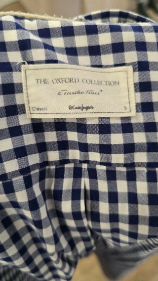 Camisa cuadros azules Emidio Tucci Talla 5 / XXL