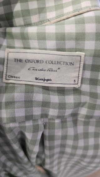 Camisa cuadros verde Emidio Tucci Talla 5/XXL