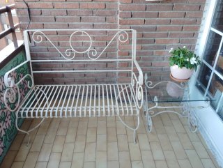 Conjunto Forja: Sillón y Mesa Terraza