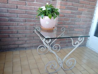Conjunto Forja: Sillón y Mesa Terraza