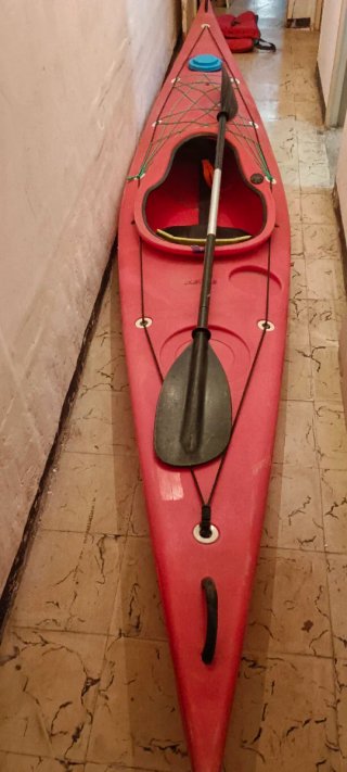 Kayak Artic con remo de aluminio y chaleco